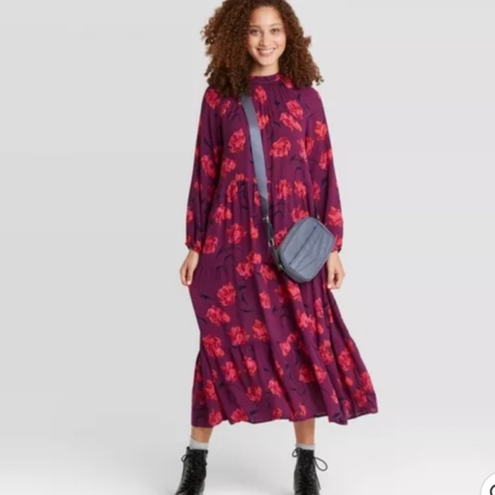 BNWT New Day Floral Dress XL